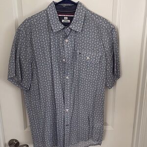 Tommy Hilfiger Blue Casual Button Down Shirt